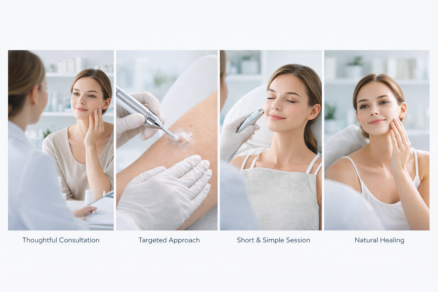 Illustration of skin care